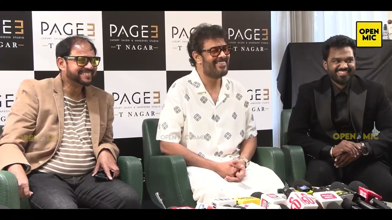 Sindar C Speech at PAGE3 Luxury Salon & Makeover Studio Grand Opening | Bigg Boss Team
