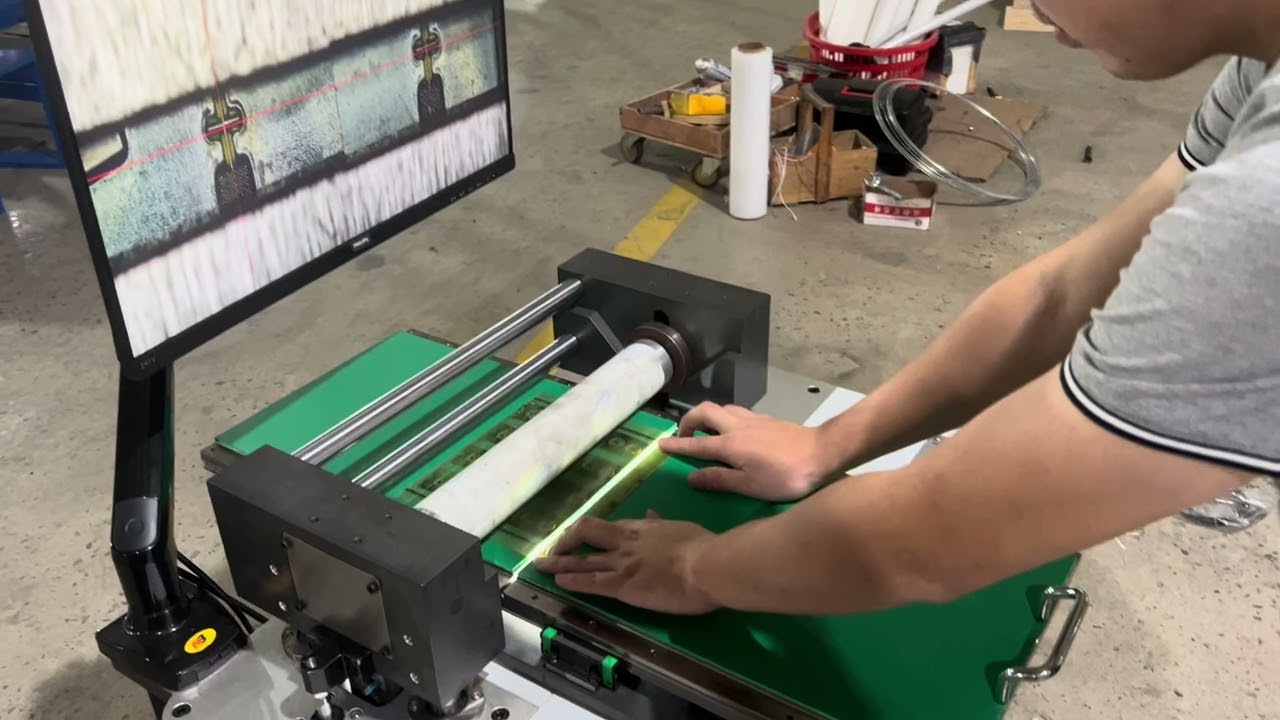 Small Soild Printing Cylinder Flexo Plate Mounting Machine