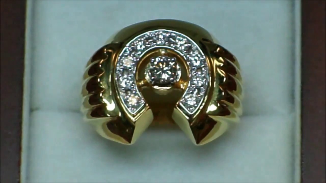 YARING PLATERO Video 142 - Horse Shoe Ring for a client in Ontario Canada (Description below)