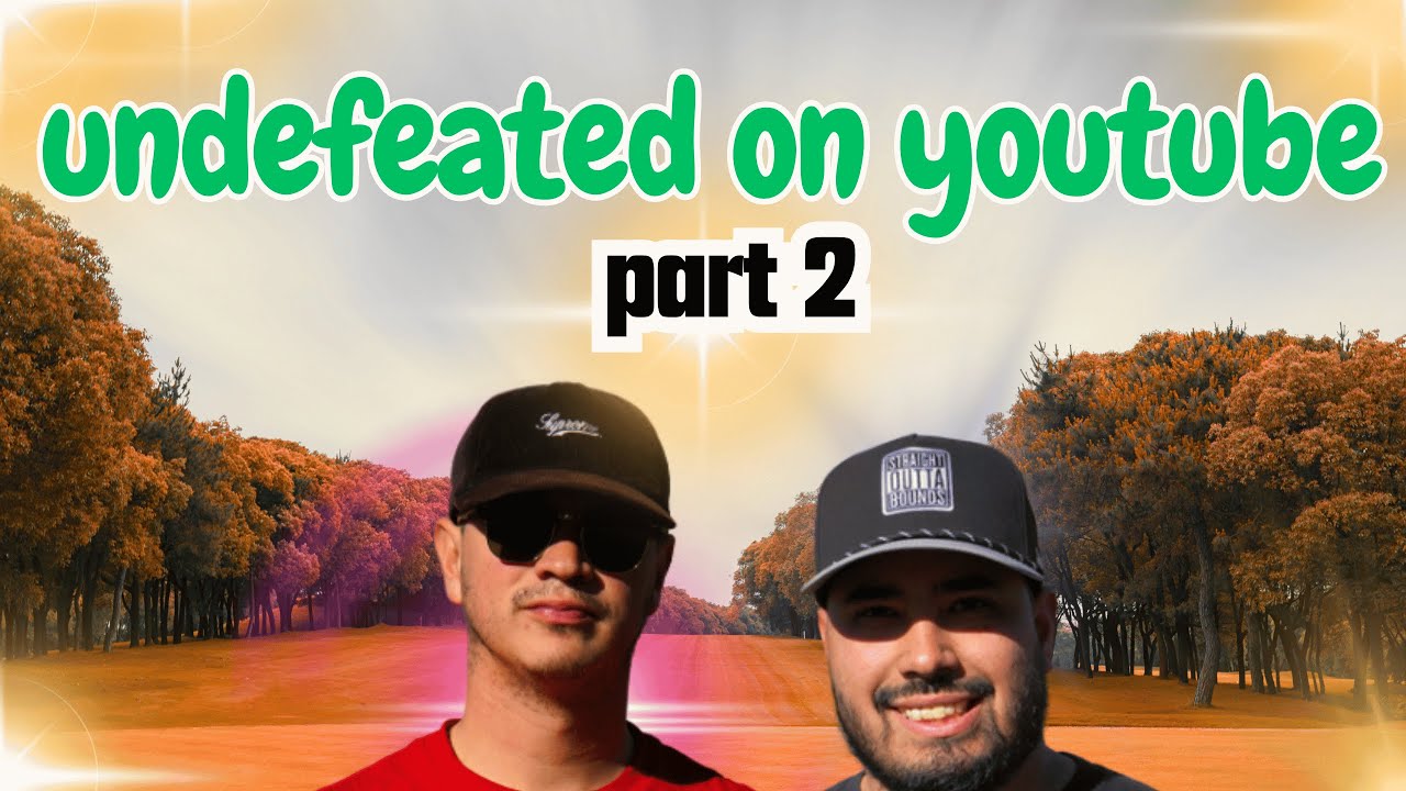 The last 2 golfers undefeated on youtube