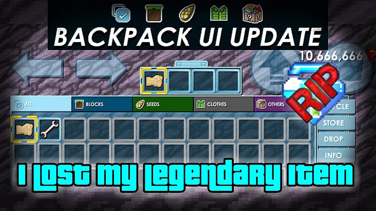 I Lost My Legendary Wings ft. RyanSG & LinkTrader | Backpack UI Update | RIP BGLs | Growtopia
