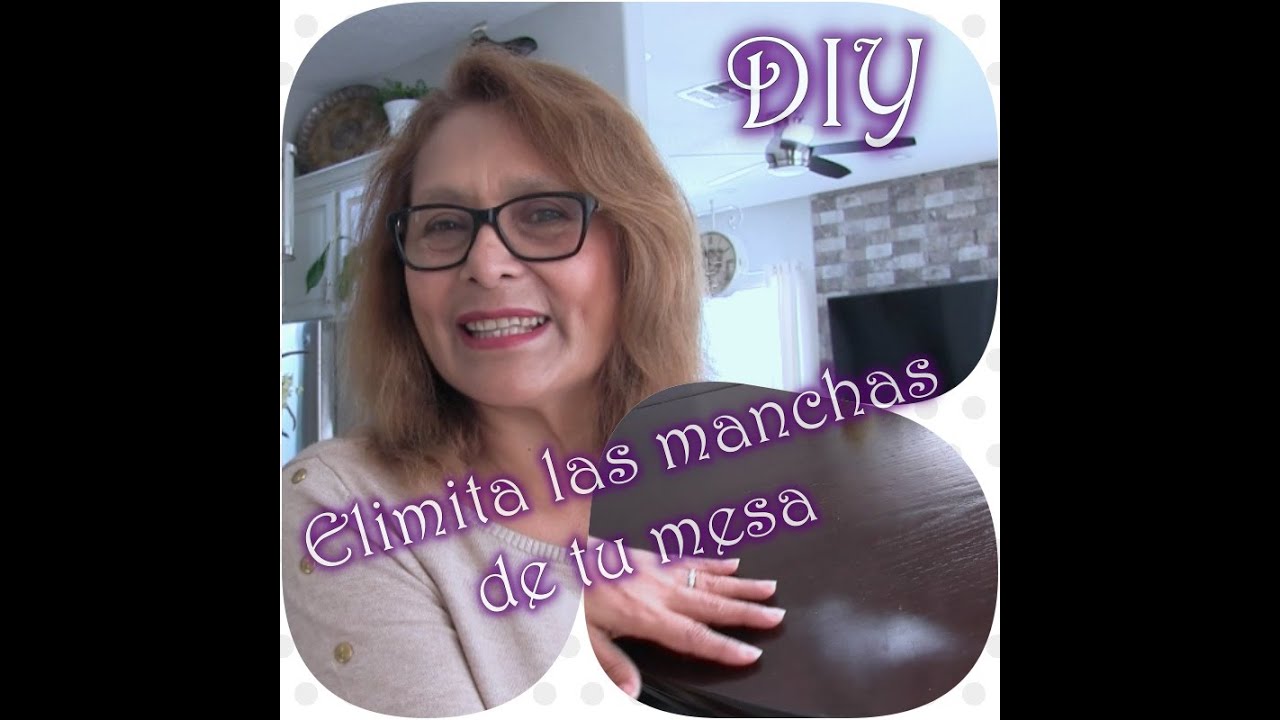 Como eliminar las manchas de calor en tu mesa de  madera