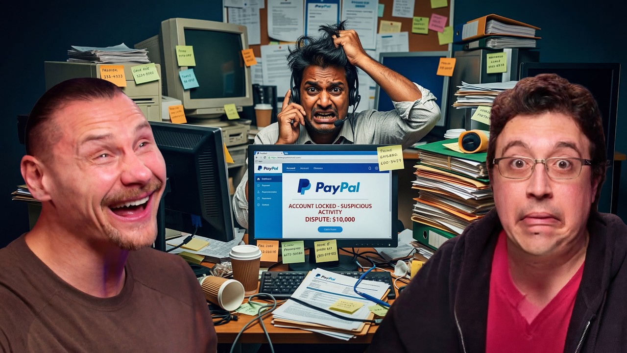 94-летний мужчина ОТКАЗЫВАЕТСЯ исправить свой PayPal (доводит мошенника до полного нервного срыва).
