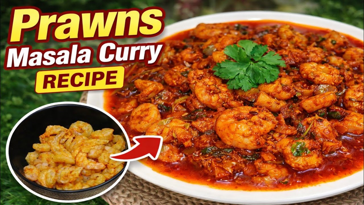 Easy Prawn Masala Curry in 20 Minutes | Step-by-Step Seafood Recipe | Indian Zoya Kitchen 