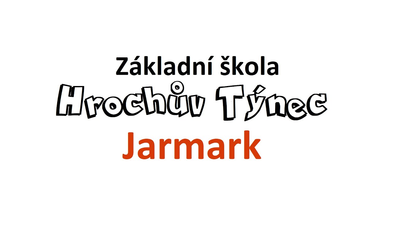Školní jarmark - Hrochův Týnec