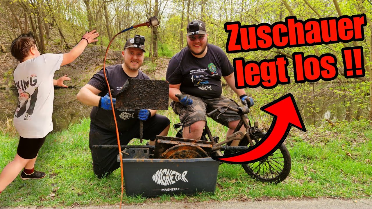 Zuschauer stiehlt Uns die Show 😮 | Magnetfischen mit Magnet For Future [4K]