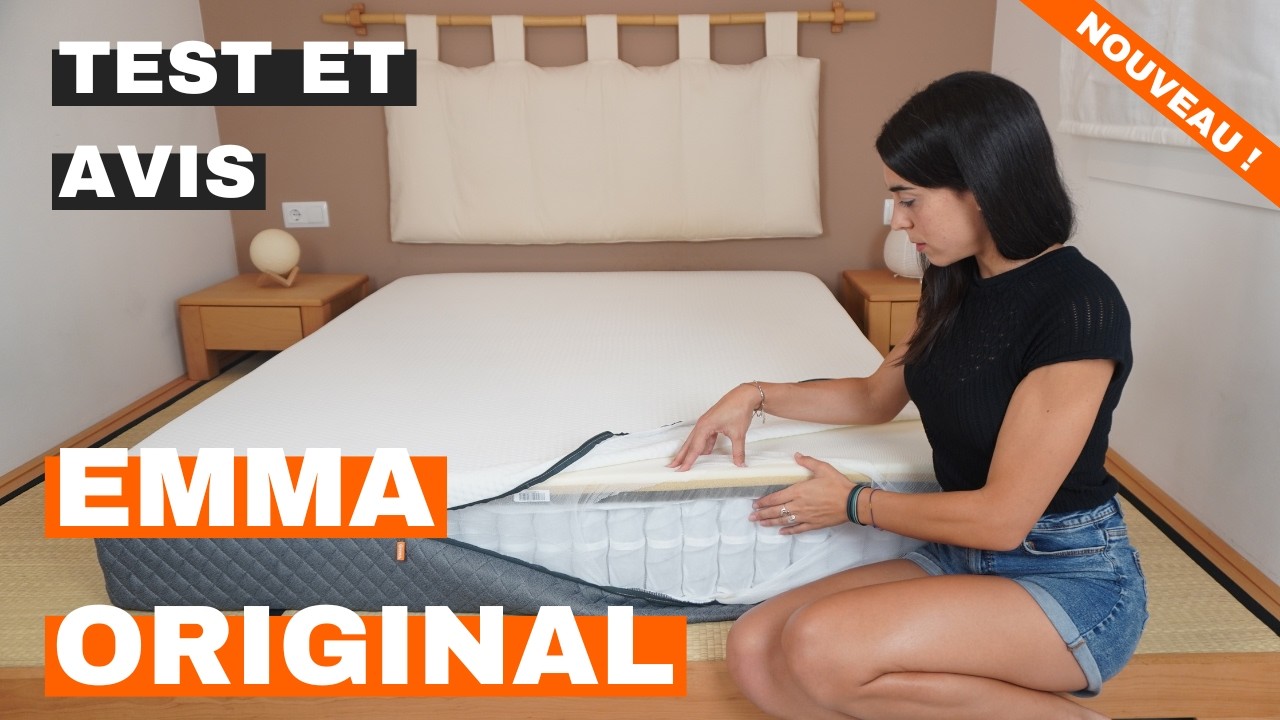 NOUVEAU ! Matelas Emma Hybride II : déballage, test et avis