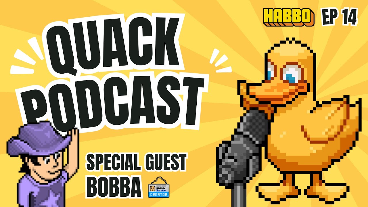 Quack Podcast EP 14 | Special Guest: b0bba | Habbo Hotel: Origins