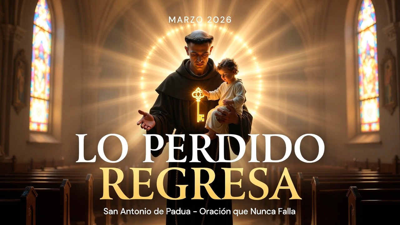 &iexcl;LO PERDIDO REGRESA HOY ! Oraci&oacute;n Milagrosa a San Antonio de Padua para Recuperar lo que Perdiste 🔑🙏