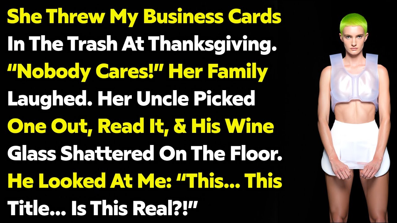 She Said “Nobody Cares” And Threw Away My Business Cards — Seconds Later, The Room Went Silent...