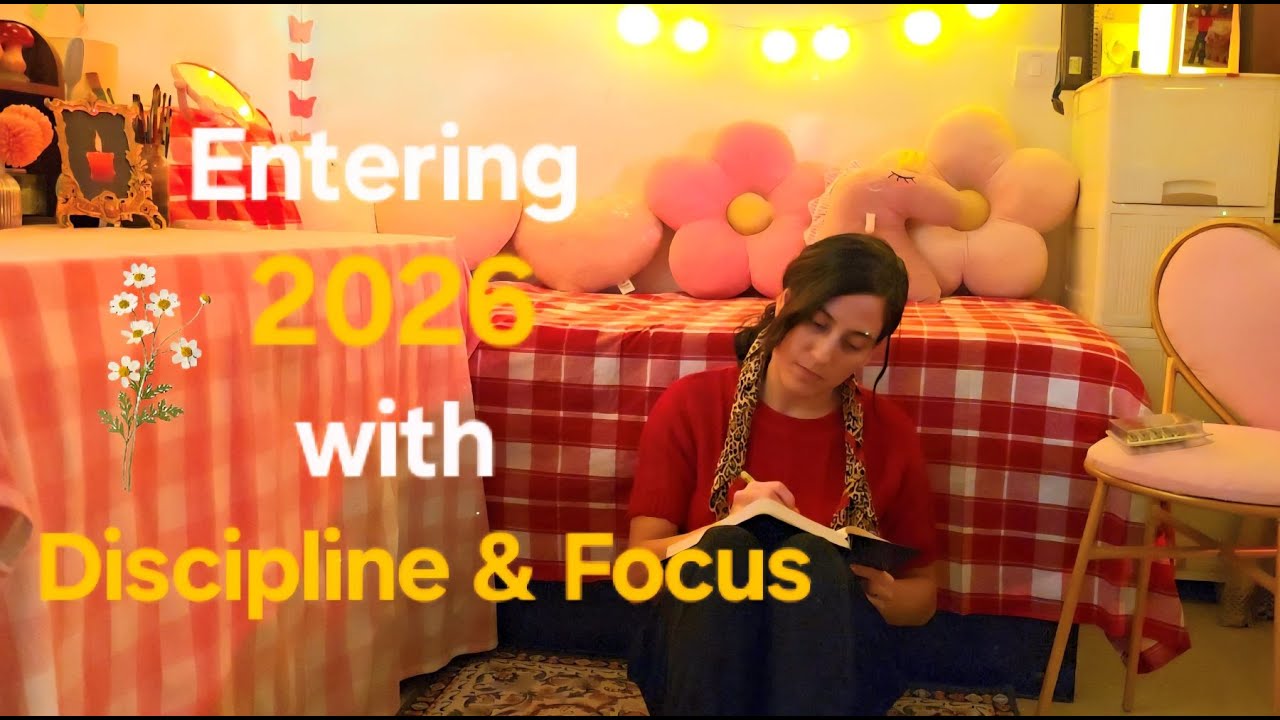 Entering 2026 with discipline & Focus #cozyvlog #journaling