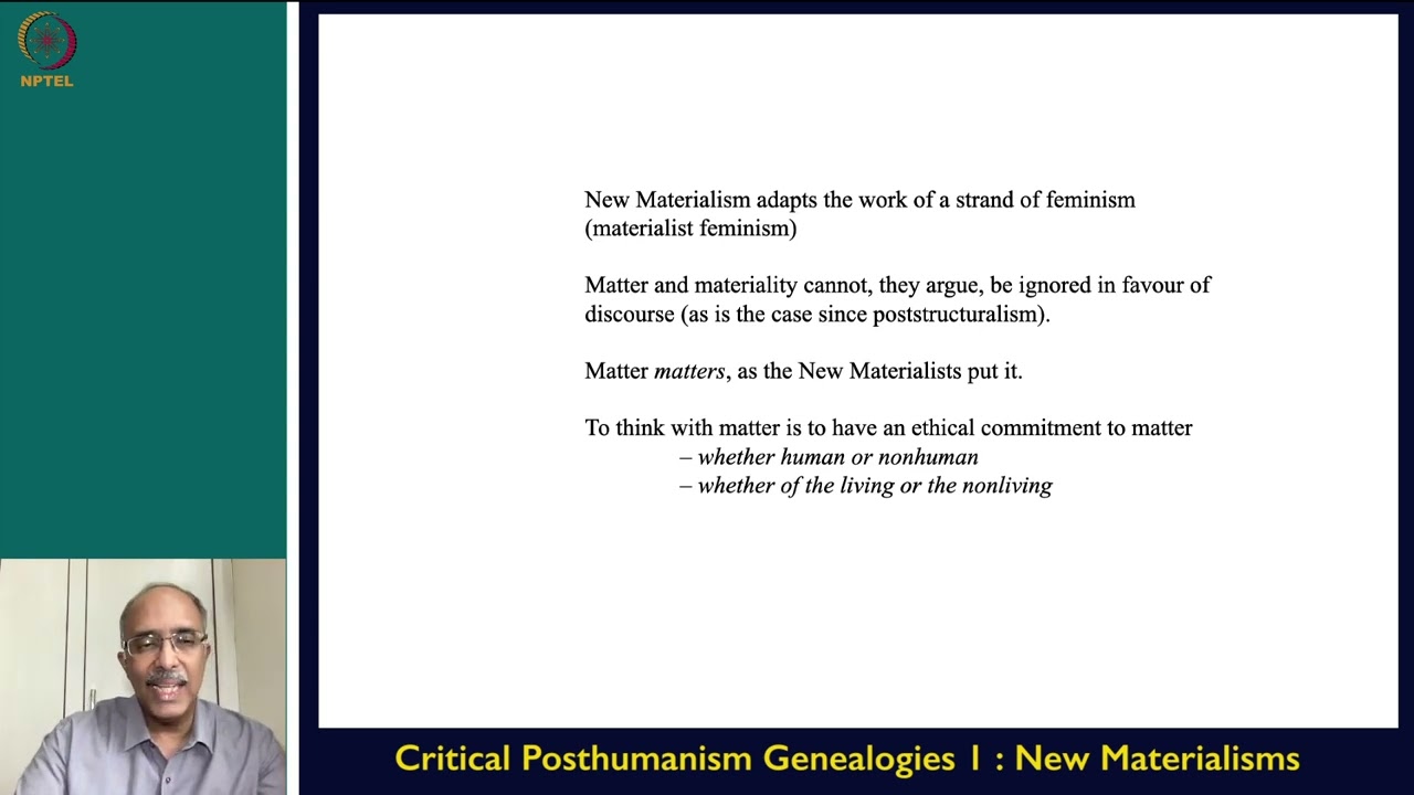 6. Critical Posthumanism. Genealogies - 1: New Materialisms