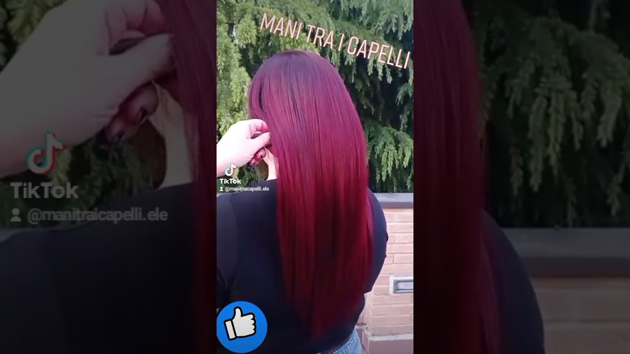 Capelli rosso ciliegia🍒