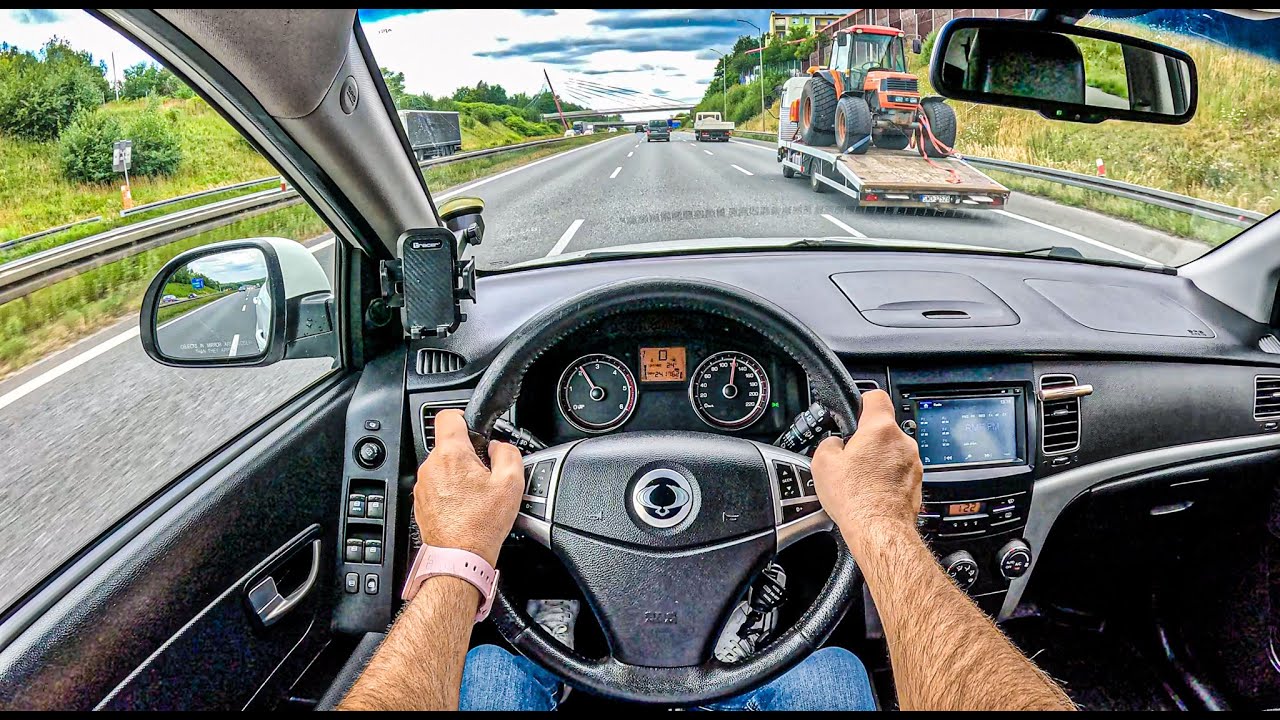 2011 SsangYong Korando (2.0 e-XDi200 175 hp) | POV Test Drive #2491 Joe Black