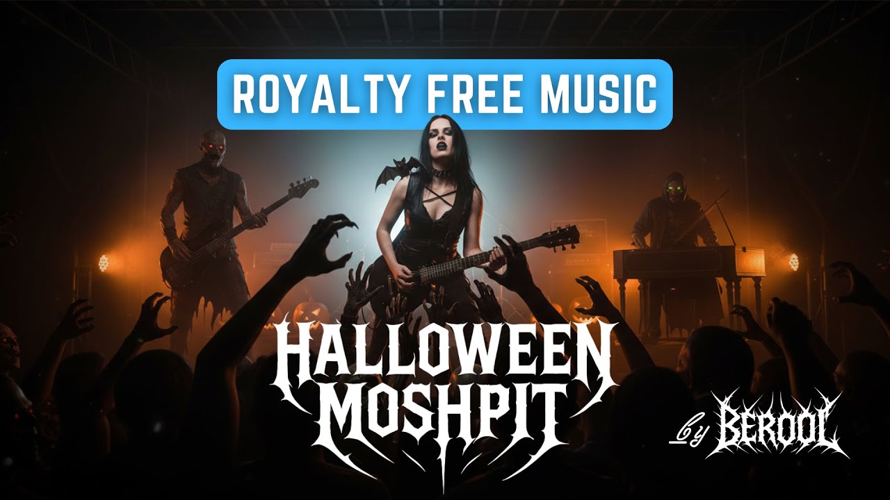 🎵 Spooky Halloween Metal Rock Royalty Free Music For Videos | Halloween Moshpit - by Berool