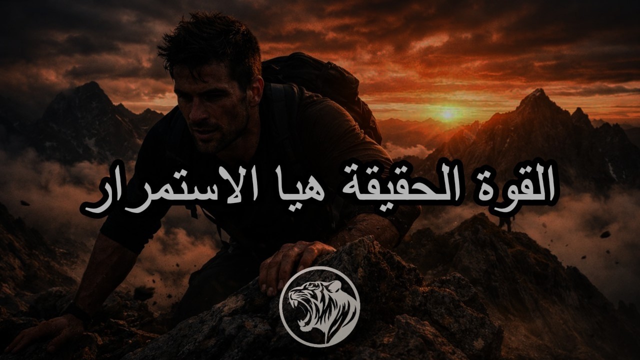 القوة الحقيقية ليست في البداية بل في الاستمرار | تحفيز قوي للنجاح