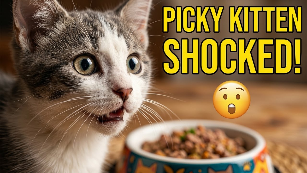 Will These Picky Cats Eat This? | Surprise Kitten Reaction😲