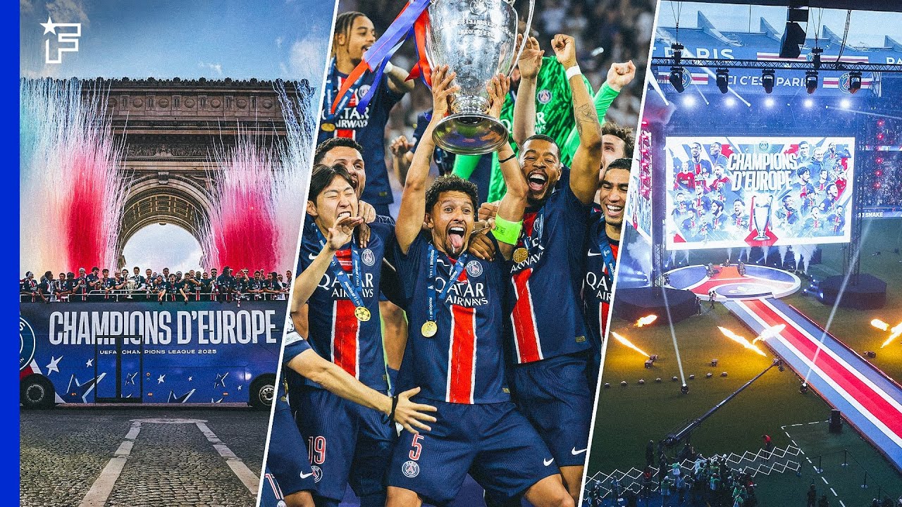 La PARADE, la CÉRÉMONIE au Parc des Princes... l'incroyable célébration du SACRE du PSG