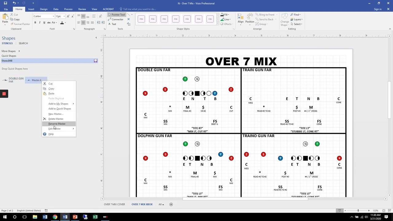 Бен Робертсон, помощник по защите в Стэнфорде: создание шаблонов Visio Playbook