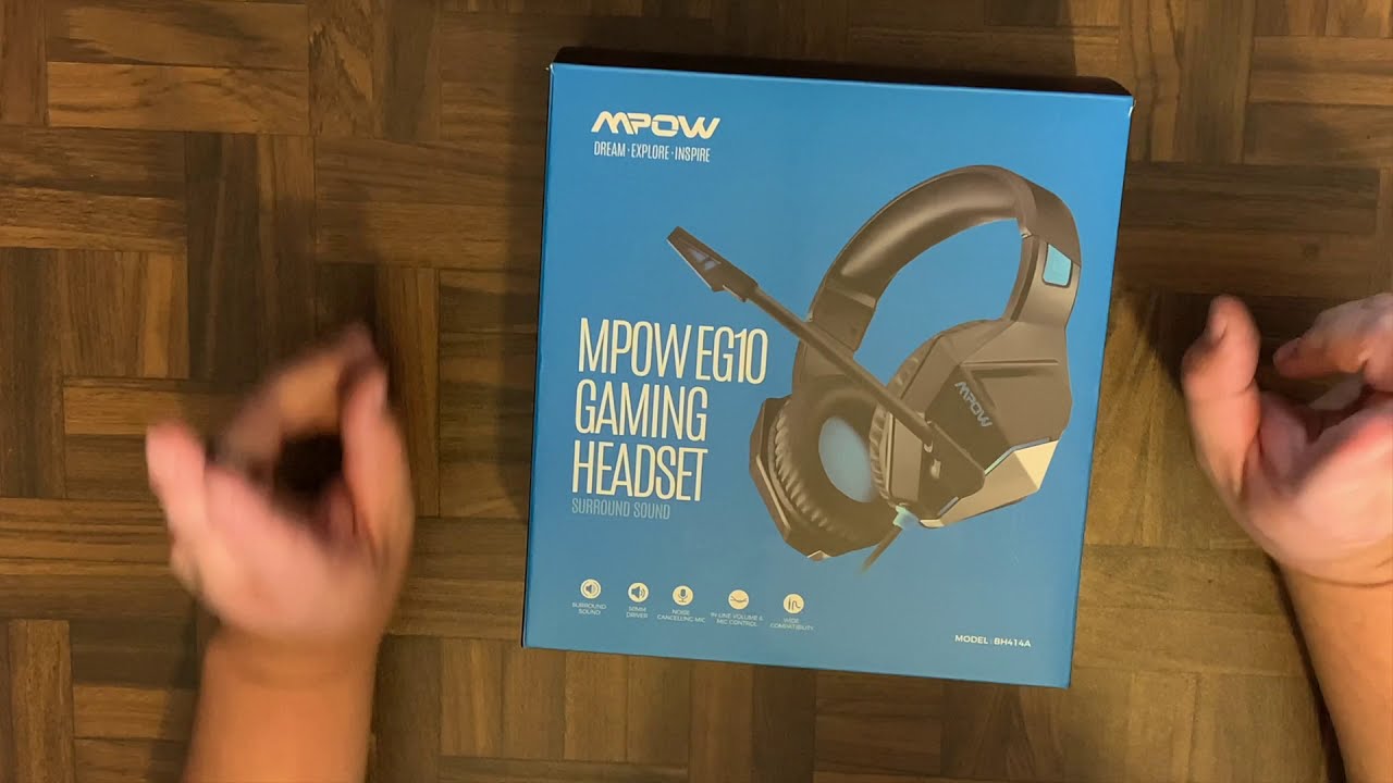 MPOW EG10 Gaming Headset Unboxing, Test & Review  Model: BH414A