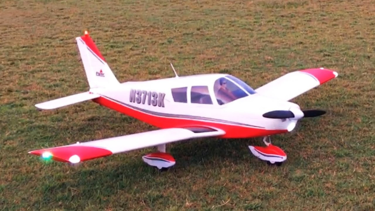 E-flite Cherokee scale 1.3m rc airplane  morning flight  #rcplane 