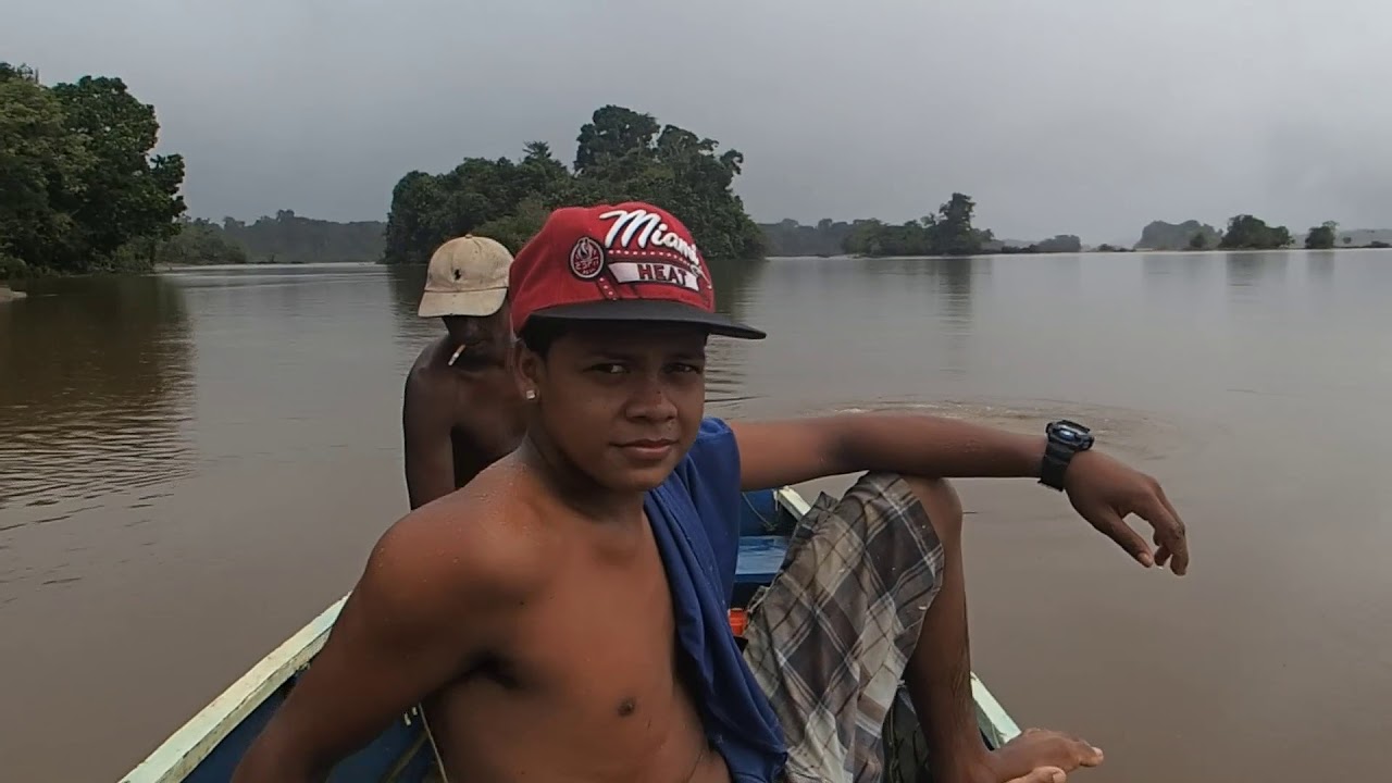 Guyana gold dredging and fishing