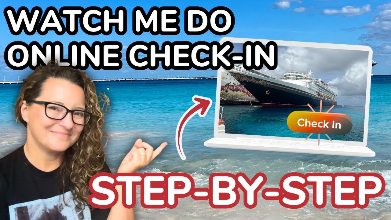 How Disney Cruise online check-in works