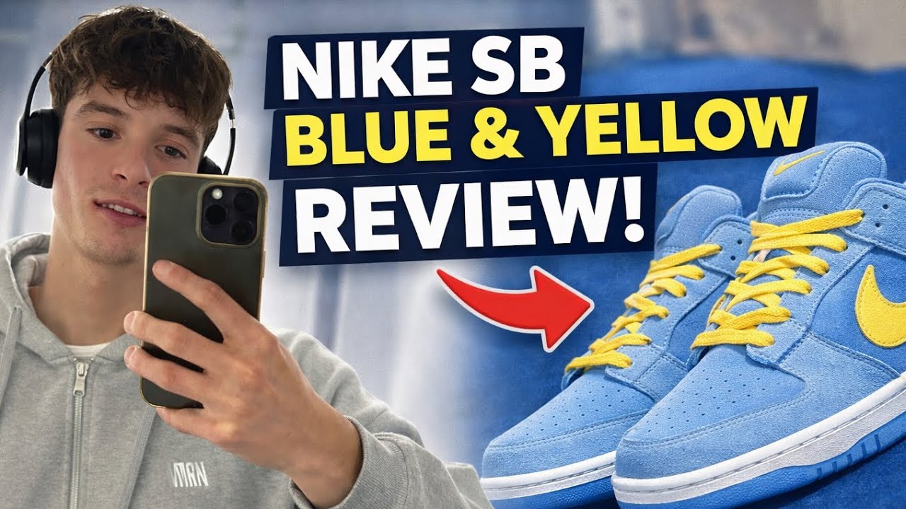 NIKE SB BLUE & YELLOW REVIEW + TRY ON  THESE ARE HEAT BEST SHOE OF 2026 ALREADY !!