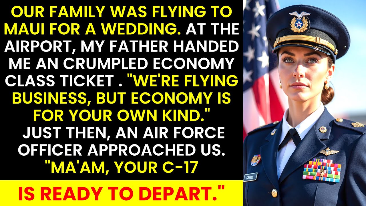 Dad Said Economy Was For 'My Kind' While They Flew Business— Then My Aide Said, 'Your C-17 Is Ready