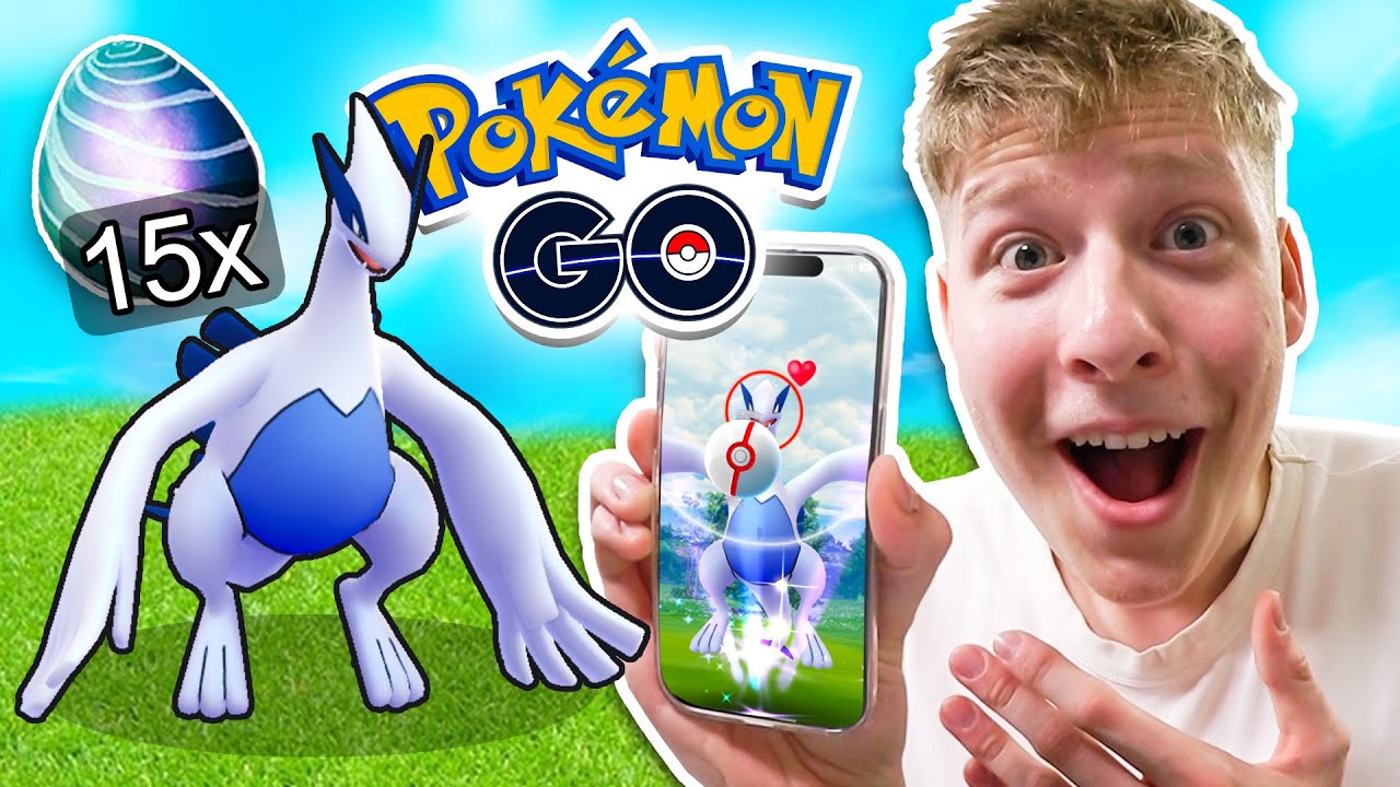 15x Lugia gefangen in einem Video 🤩