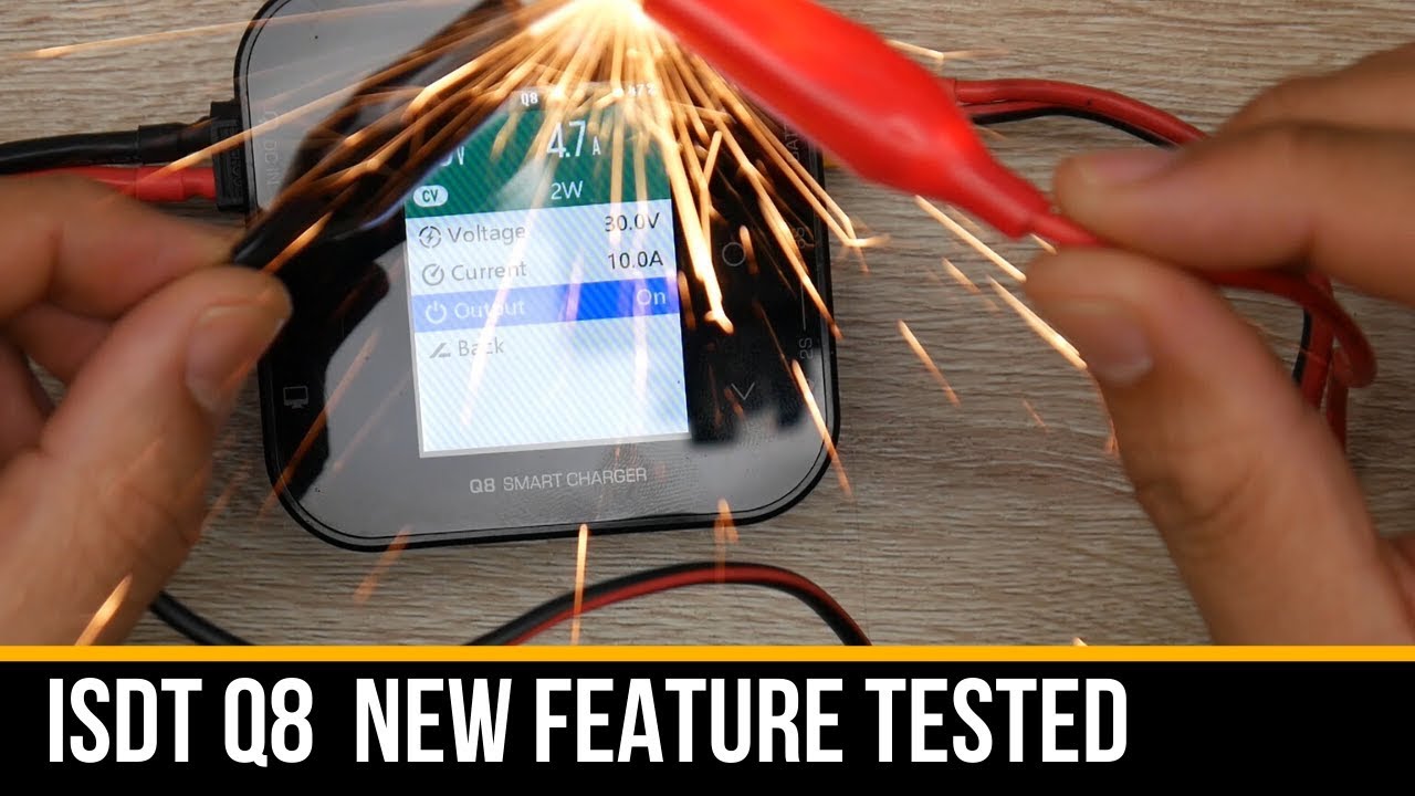 ISDT Q8 Smart Charger // Destroy Function, Power Supply Function
