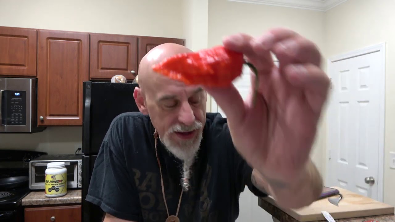 POD REVIEW....Red Ghost Pepper grown by Keith Nichels and Andrews Pepper Patch!