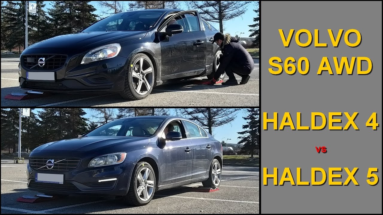SLIP TEST -  HALDEX 4 vs HALDEX 5 - Volvo S60 T6 T5  AWD - @4x4.tests.on.rollers