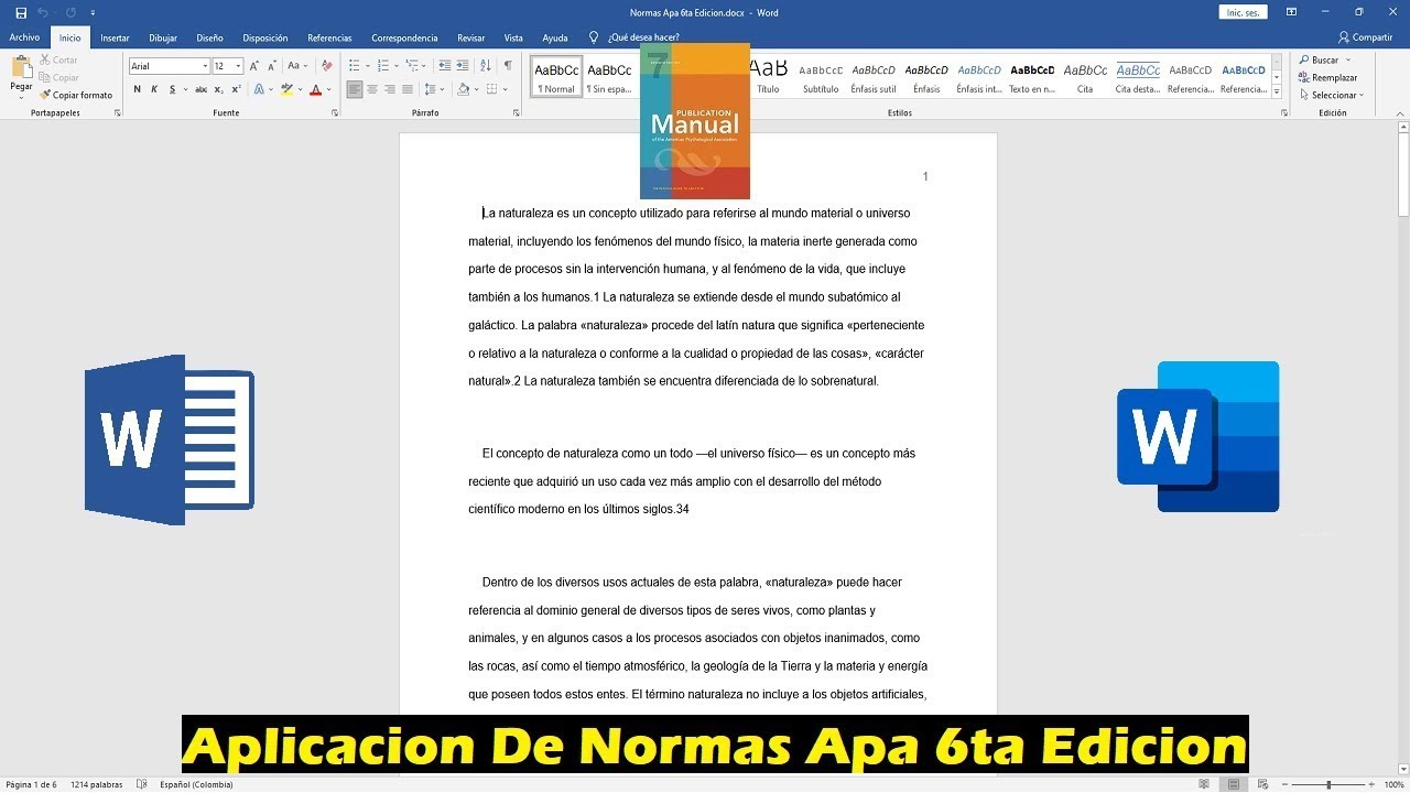 Aplicar NORMAS APA 6ta Edición A Un Documento De Word 2023   NORMAS APA SEXTA EDICION 2023