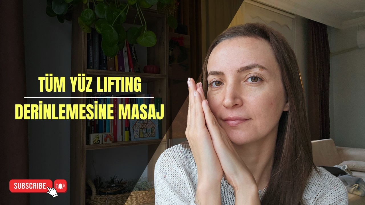 Sarkmaları Önlemeye Destek Tüm Yüz Masajı - Face Sculpting Massage🌻