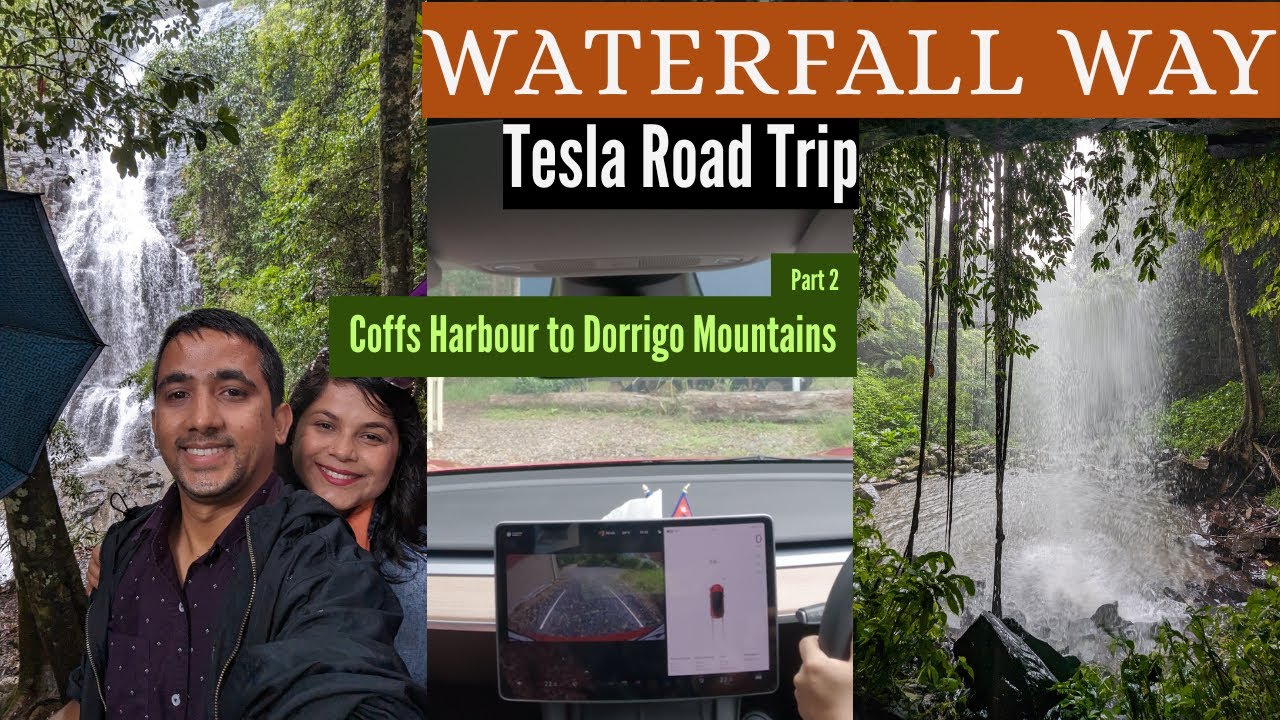 Tesla Roadtrip - Waterfall Way - Part 2 - Coffs Harbour to Dorrigo Mountains