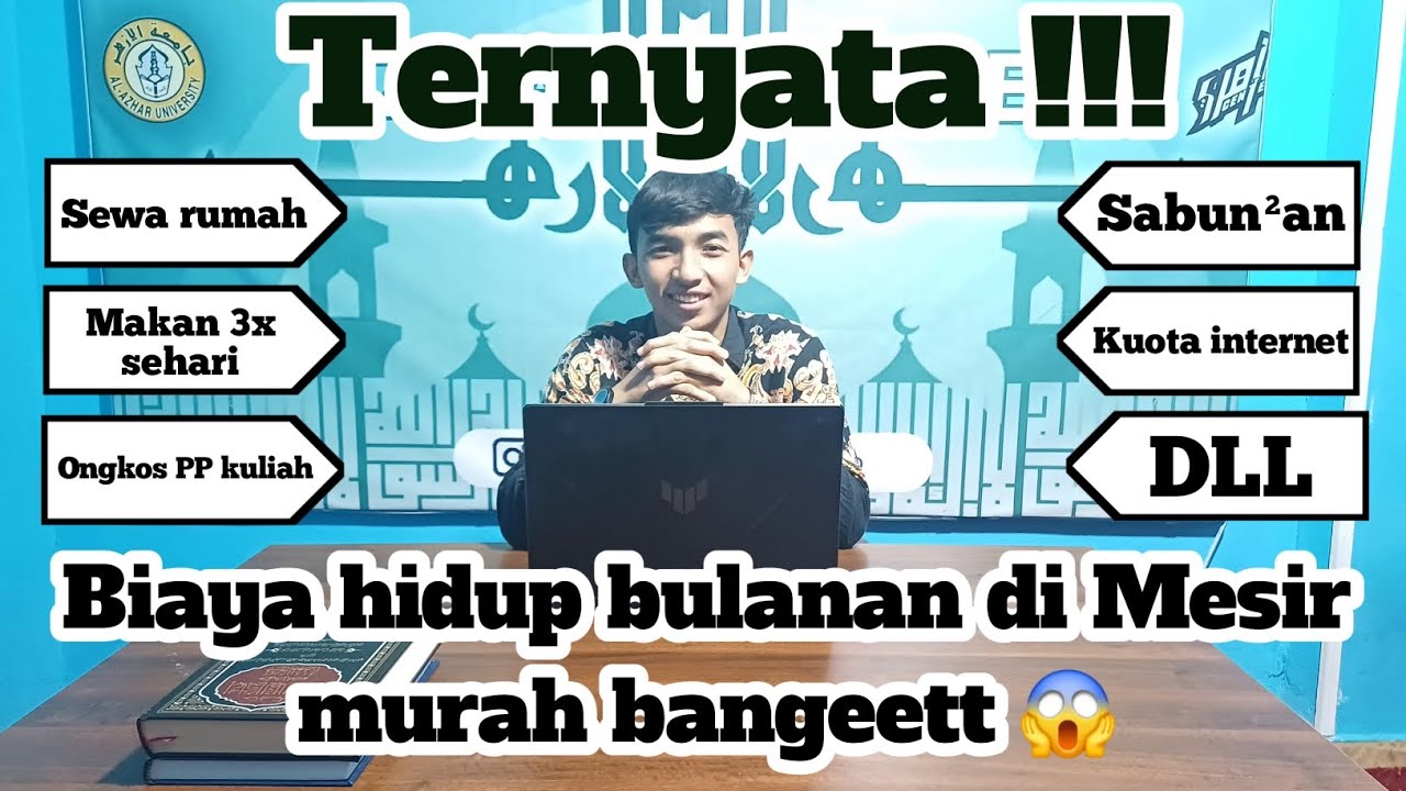 MURAH ATAU MAHAL YAH ??? 🤔 INILAH GAMBARAN BIAYA HIDUP BULANAN MAHASISWA INDONESIA DI MESIR