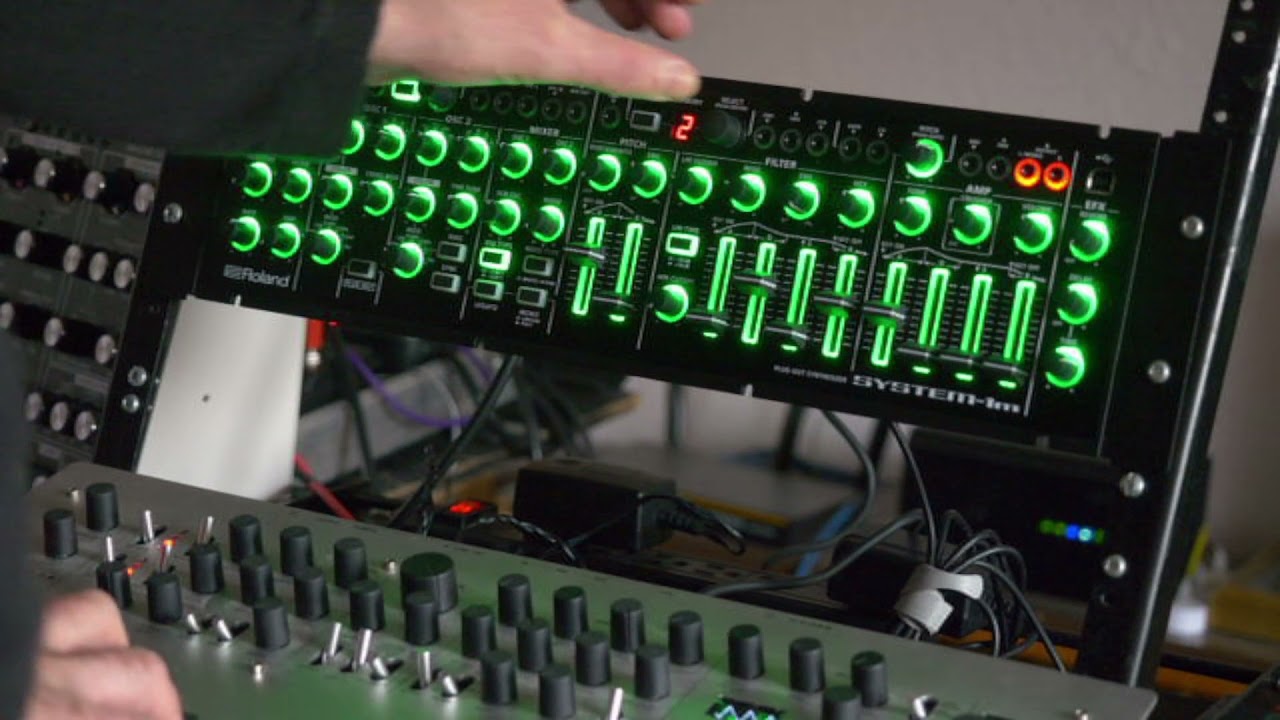 Roland System-1M virtual analog synthesizer demo