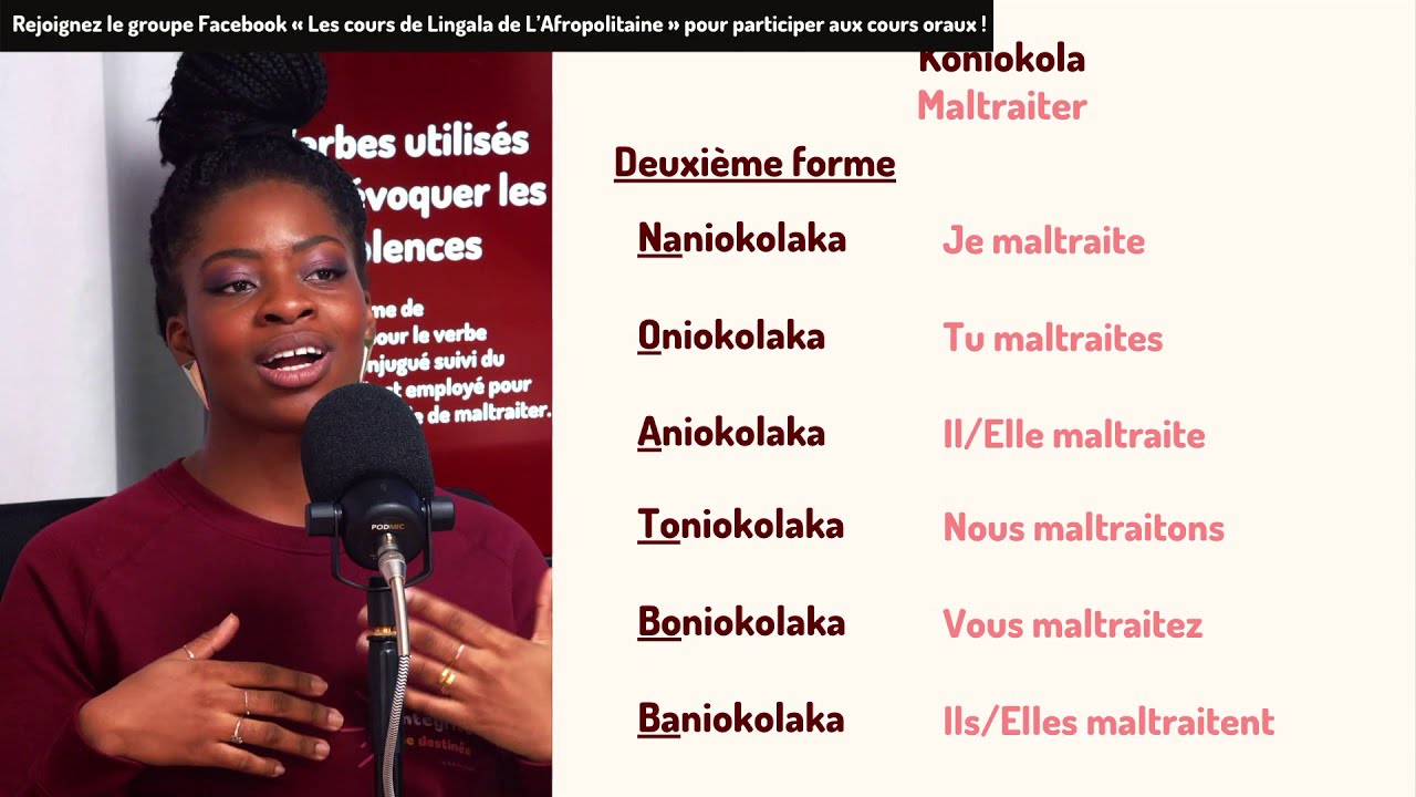 APPRENDRE LE LINGALA - Cours de Lingala n°10 - L'Afropolitaine