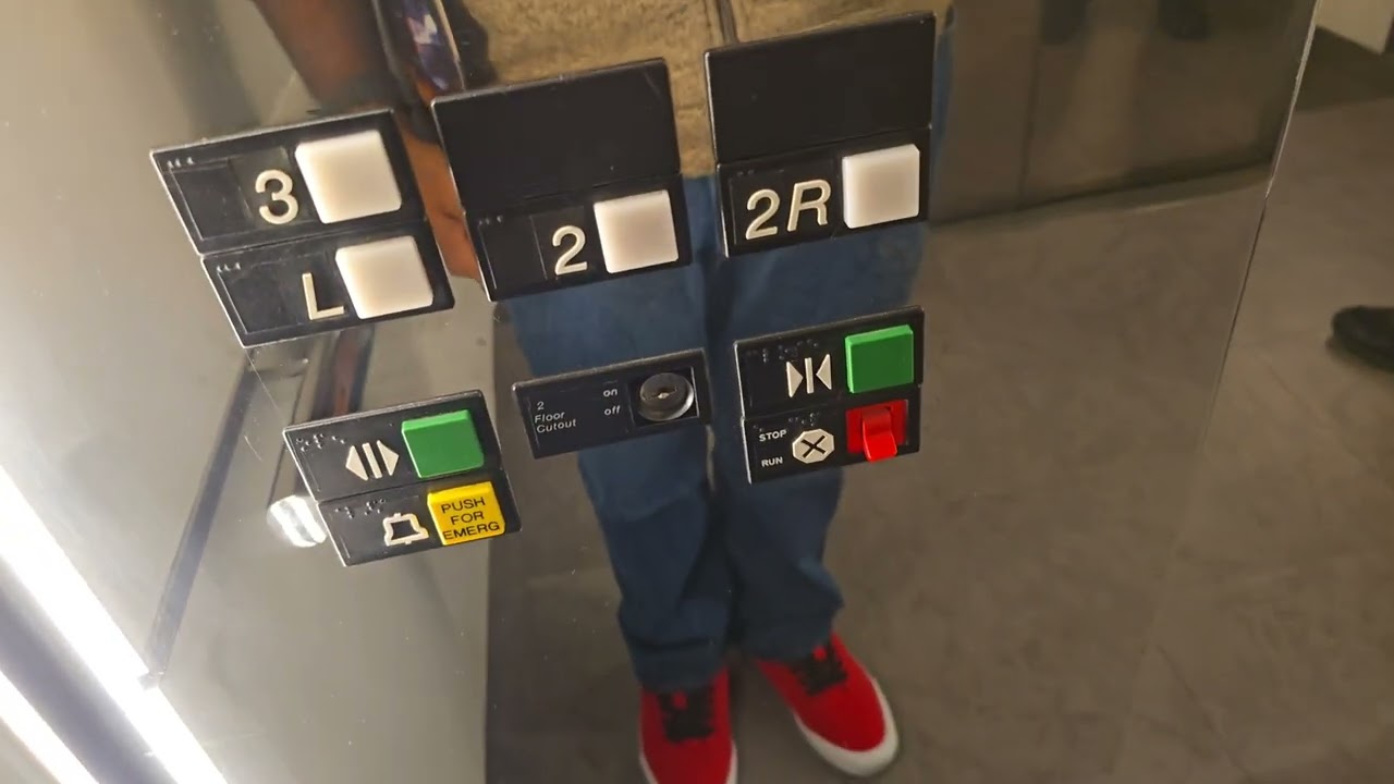 1990 Otis Series 1 Traction Elevator at Hammer Museum Westwood Los Angeles, CA