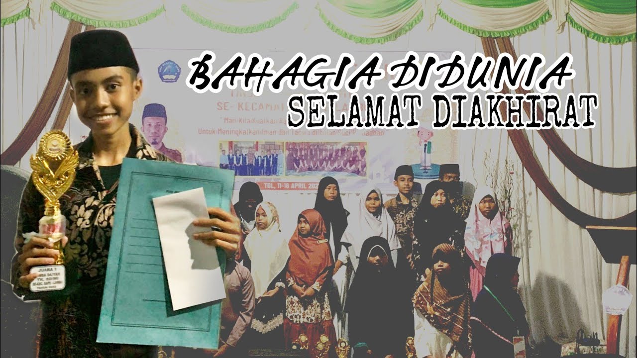 JUARA 1 DA'I/DA'IYAH - Eby Rizta  (SMPN 4 SAPE)
