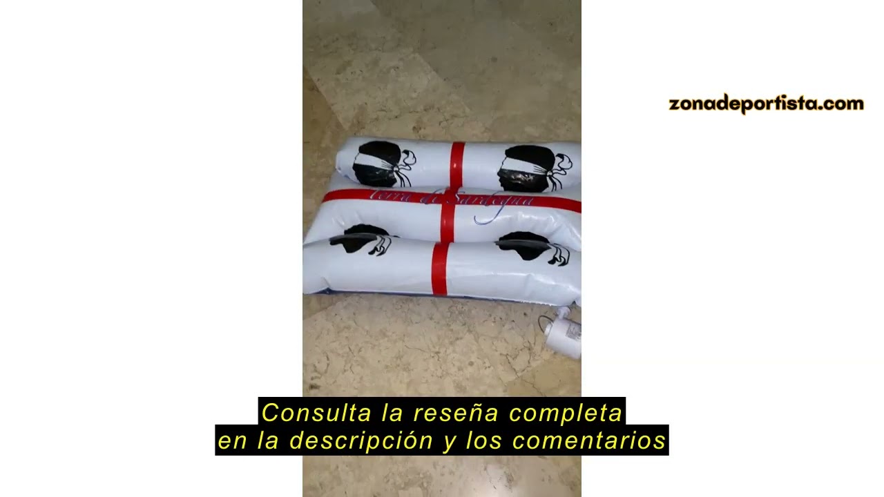 Reseña del homdat Bomba de Aire Electrica Portatil, Recargable Inflador con 6 boquillas Rápido, 3 en