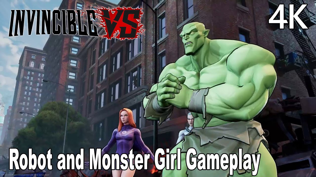 Invincible VS Robot and Monster Girl Gameplay