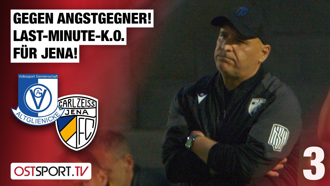 Gegen Angstgegner! Last-Minute-K.O. für Jena: Altglienicke - Carl Zeiss Jena | Regionalliga Nordost
