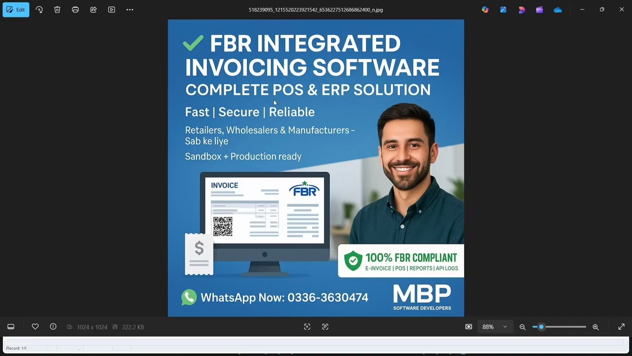 🎥 Live Demo: FBR Digital Invoicing Software | MBP Software Developers