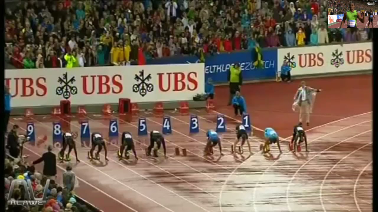 100m世界歴代2位のヨハン・ブレークの9.8台未満の100mレース集。