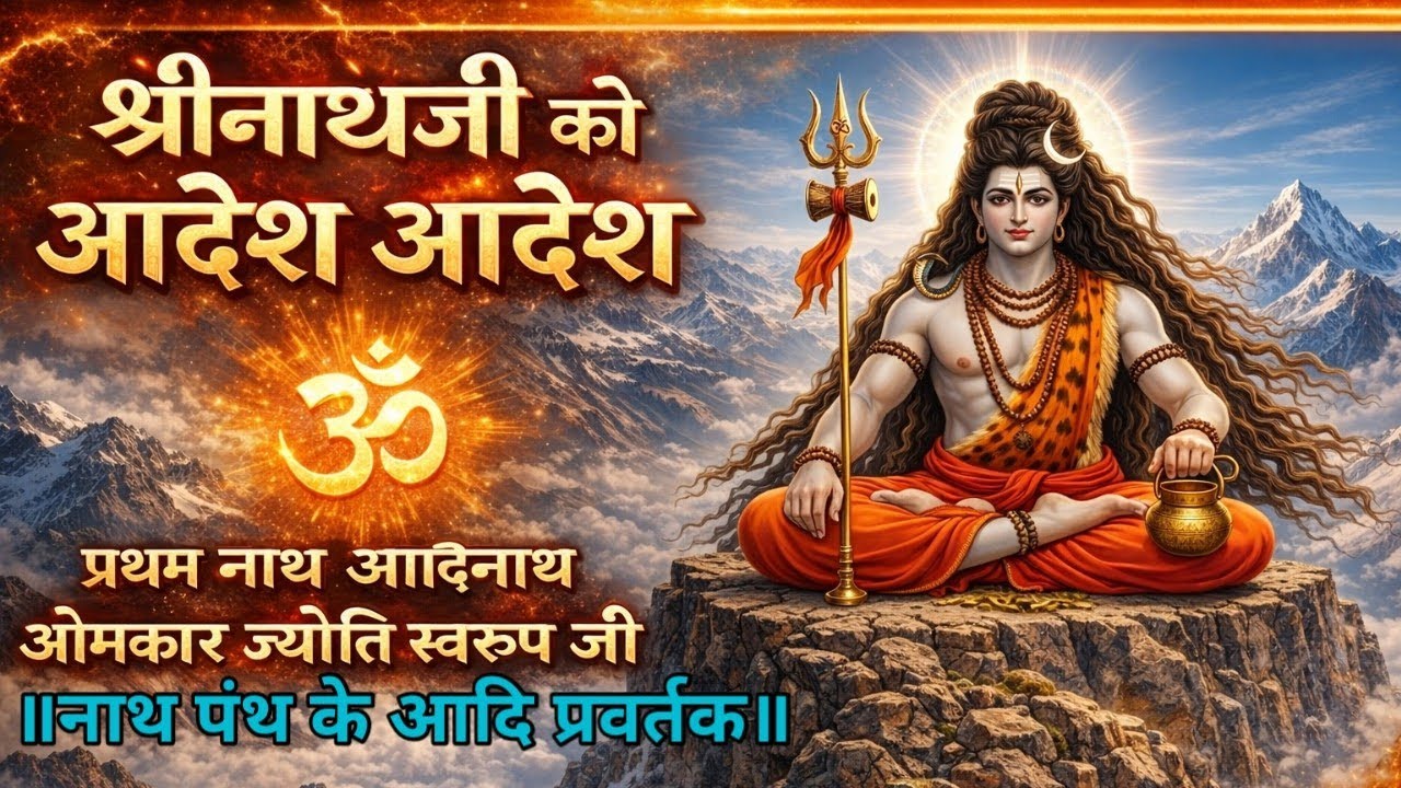 #navnath #adinath नाथ पंथ के आदि प्रवर्तक आदिनाथ जी श्लोक,,,
