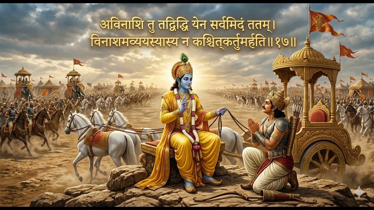 श्रीमद्भगवद्गीता के दूसरे अध्याय का 17वाँ श्लोक