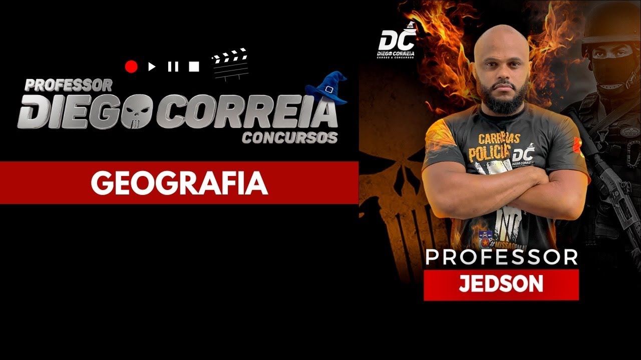 PRESENCIAL EM CASA | GEOGRAFIA PMAL | PROF. JEDSON | DIEGO CORREIA