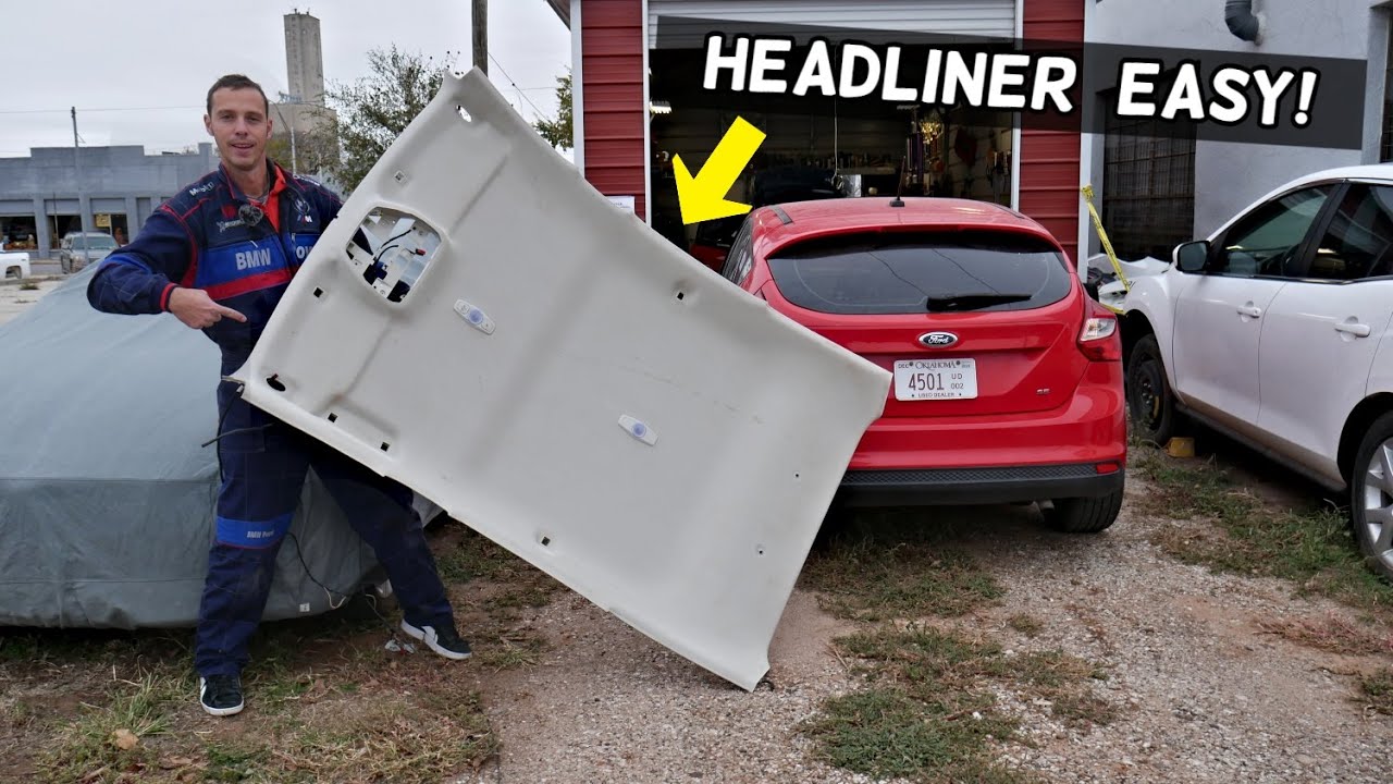 HOW TO REMOVE HEADLINER ON A CAR. HEADLINER REPLACEMENT